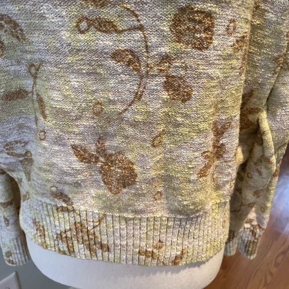 Pilcro Sweater Womens Size Small Anthropologie Tan Gold Brown - Picture 10 of 10